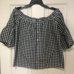 Abercrombie & Fitch Off The Shoulder Top